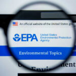 EPA website viewed through a magnifying glass