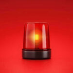 DEVASTATION: Double Strike Kills at Least 6 Red emergency light on solid red background