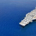 USS Gerald Ford’s NEW Deployment Aircraft carrier on a vast blue ocean