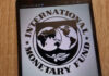 Logo of the International Monetary Fund displayed on a smartphone