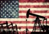 Stunning Reversal Opens More Oil Assets to U.S. Silhouettes of oil pumps in front of a distressed American flag