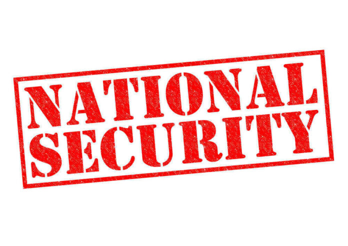 shutterstock_186385916 National Security in bold red text.