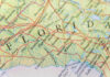 A detailed map of Florida showing roads and geographic features