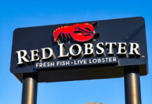 Iconic Red Lobster Closed Over THIS!? Red Lobster restaurant sign with red lobster logo.