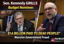Dead Checks Blocked — $99M Stopped Cold "$1.6 Billion in Checks Cashed by Dead People?" Sen. John Kennedy EXPOSES Massive Government Fraud