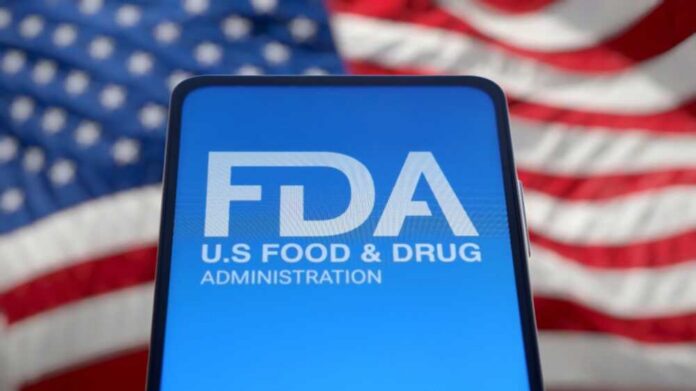 Jakarta,,March,03,2025:,United,States,Food,And,Drug,Administration,(fda FDA logo displayed on a smartphone with an American flag background