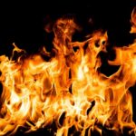 Inferno Hides Deadly Twist – 8 Bodies Bright orange flames against a black background