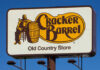 Brand Backlash Ousts Cracker Barrel CEO Cracker Barrel Old Country Store sign featuring a man sitting next to a barrel