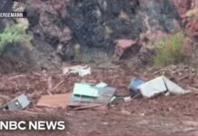 VIDEO: Deadly Wall Of Water Slams Grand Canyon More than a dozen people feared missing in Grand Canyon flash floods