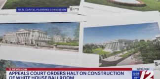 Appeals court rules Trump can’t build White House ballroom without congressional approval