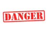 Brake Failure Nightmare Hits 21,000 Red danger stamp on white background