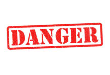 Brake Failure Nightmare Hits 21,000 Red danger stamp on white background