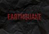 Huge Earthquakes Spark Star-Powered Lifeline Crumpled black paper with the word 'EARTHQUAKE' in bold red letters