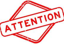 Star Athlete Walks Away — Why Now? Red attention sign with the word 'ATTENTION' in bold letters
