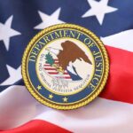 Trump’s DOJ Drops Hammer On THESE States Department of Justice seal on an American flag background