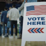 ELECTION NEWS: 80-Year-Old CRUSHES Youth Revolt People in line next to Vote Here sign