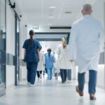 Hospital Horror For Army Veteran Revealed Medical staff walking through a hospital corridor
