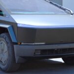 Tariff Fears Jolt Toyota’s U.S. Playbook A futuristic electric truck parked in an outdoor lot